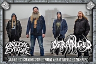 Švédští masoví vrazi DERANGED se po devíti letech vrací na trutnovské Bojiště, dokončit započatou práci - zlikvidovat zbytek pozůstalých svým brutal death metalem!!!