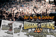 VSTUPENKY NA OBSCENE EXTREME 2021!!! 3 dny, 50 kapel a naše oblíbené Bojiště!!!