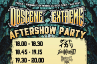 Obscene Extreme AFTERSHOW PARTY už dnes!!! Kdo přijde?