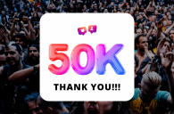 Hooray, 50.000 crazy people on OEF INSTAGRAM!!!