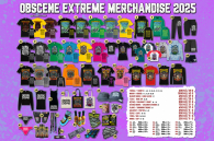 OBSCENE EXTREME MERCHANDISE 2025!!!