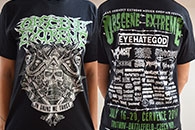 BRUTAL TRUTH + OBSCENE EXTREME for Medecins Sans Frontieres!!! T-shirts reprint!!!