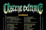 Obscene Extreme 2016 - RUNNING ORDER!!!