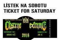 Lístek na sobotu!!!